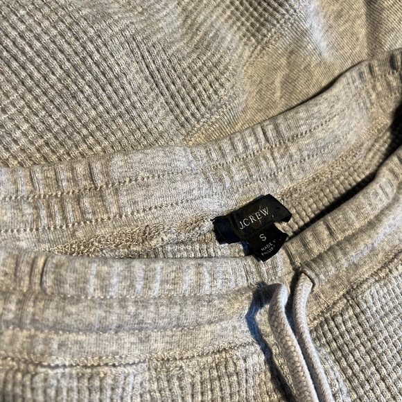 J. Crew Waffle Sweatshirt & Short Lounge Set Size S/M - Picture 4 of 6